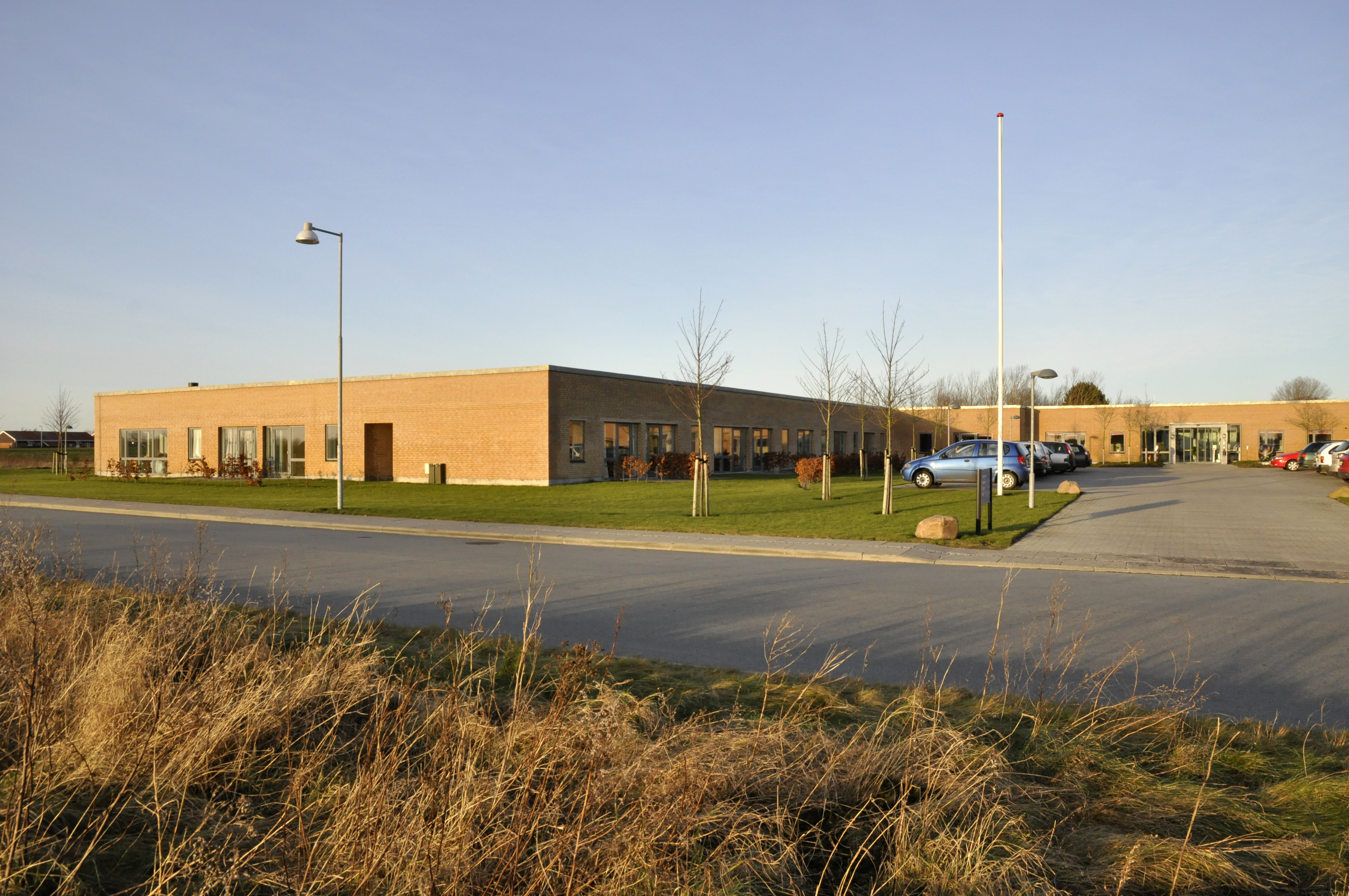 Solvognen set udefra